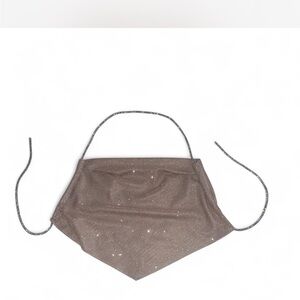 Elegant women's halter top with Shimmer Accents